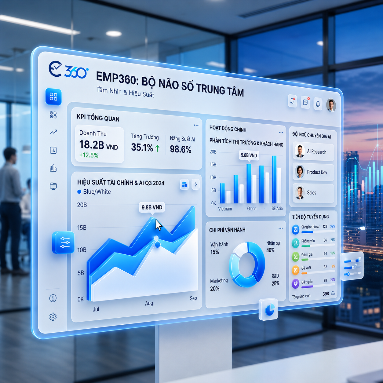 Nền tảng EMP360 – hệ điều hành số cho doanh nghiệp